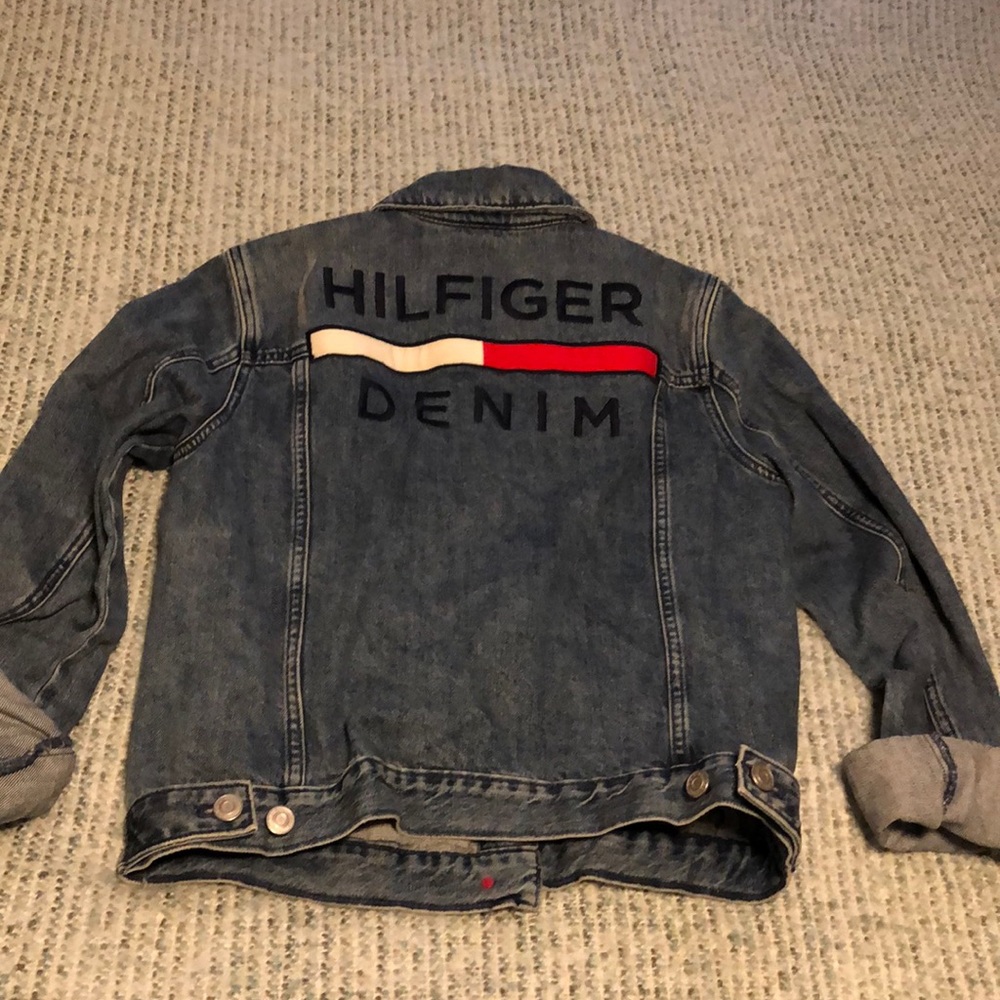 Vintage Tommy Hilfiger Denim Cropped Jacket
